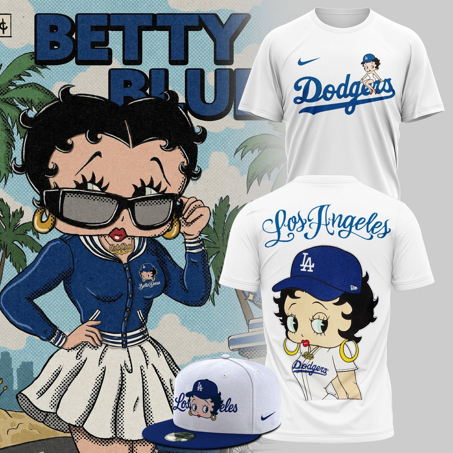 _ Los Angeles Dodgers x Betty Boop new Collections