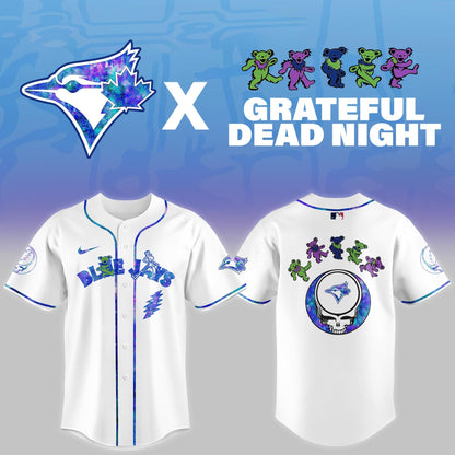 Toronto Blue Jays 2025 Grateful Dead Night Limited Jersey