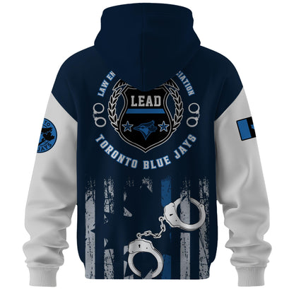 .    Toronto Blue Jays MLB x Law Enforcement Appreciation Day Hoodie Limited