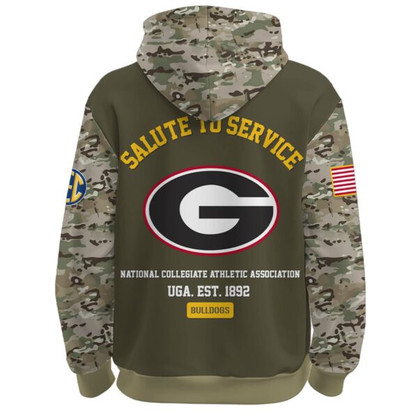 UGA Salute To Service Limited Editions Hoodie