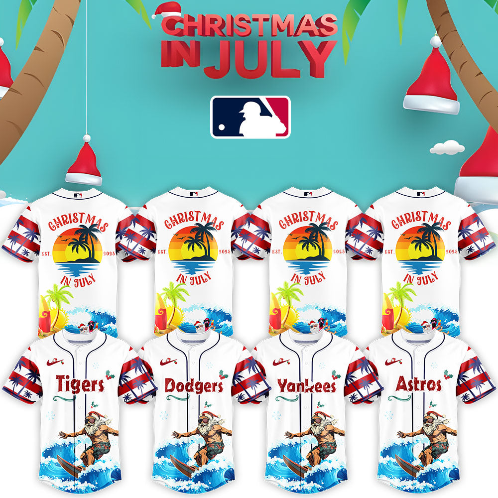 Christmas July Santa 2025 Jersey Editions Limited 2025