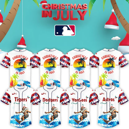 Christmas July Santa 2025 Jersey Editions Limited 2025