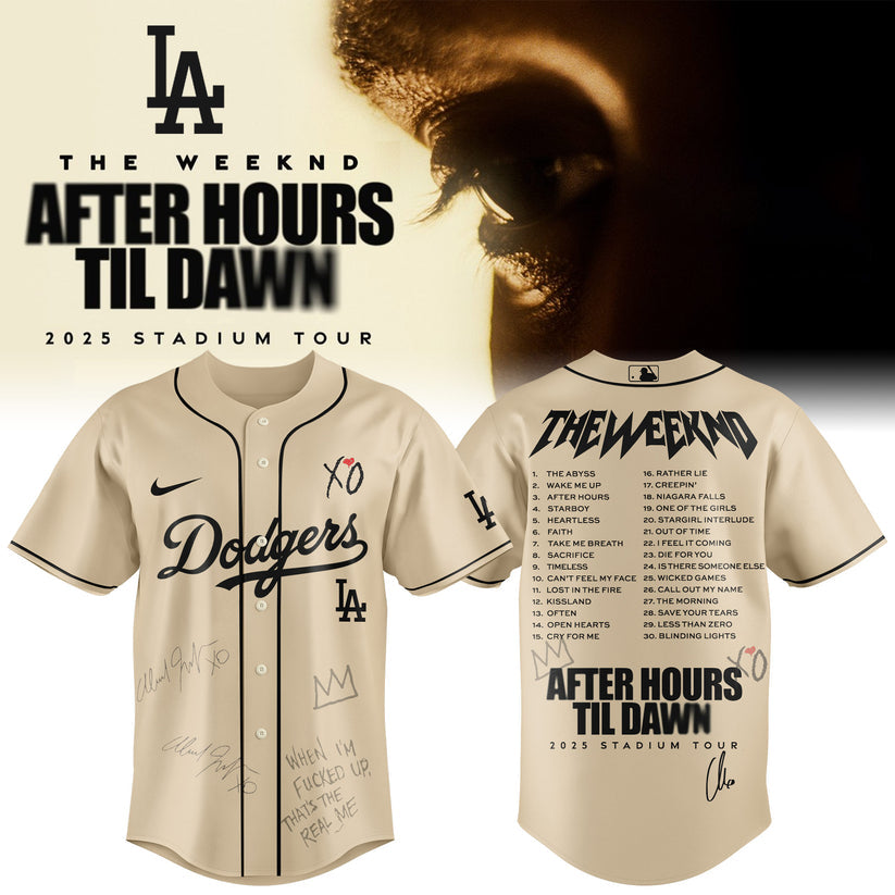 Los Angeles Dodgers x The Weeknd After Hours Til Dawn Jersey Limited Edition