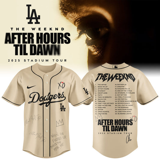 Los Angeles Dodgers x The Weeknd After Hours Til Dawn Jersey Limited Edition