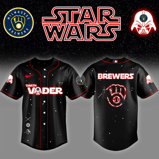 Milwaukee Brewers x Stars Wars Dead Vander Night Baseball Jersey Editions Limited v2