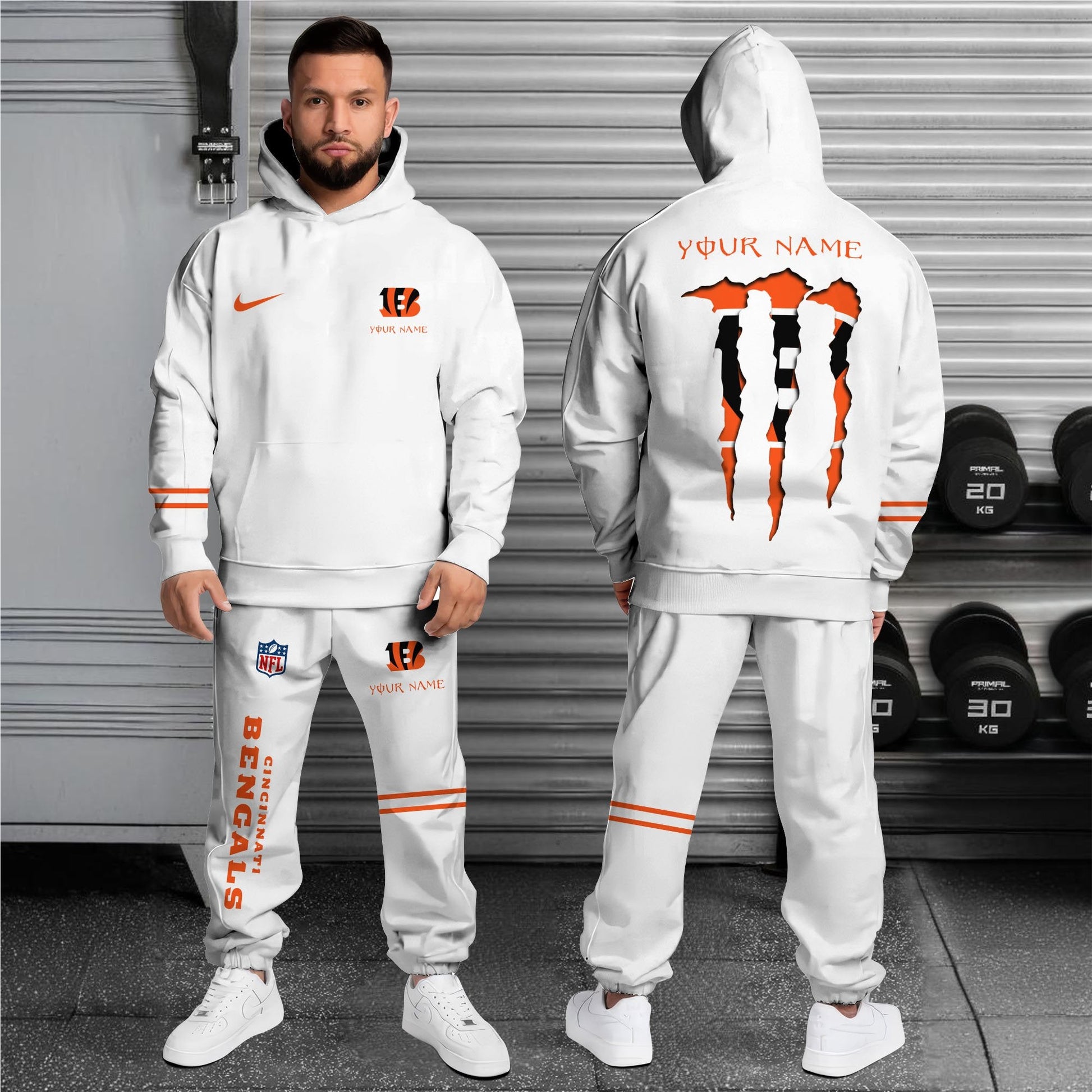 Cincinnati Bengals Hoodie Sweatpants Set,Custom Hoodie,Sport Hoodie Sweatpants Set,Sport Gifts FOR Fan HV96