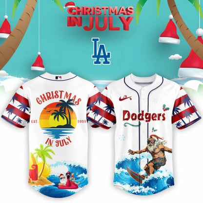 Christmas July Santa 2025 Jersey Editions Limited 2025