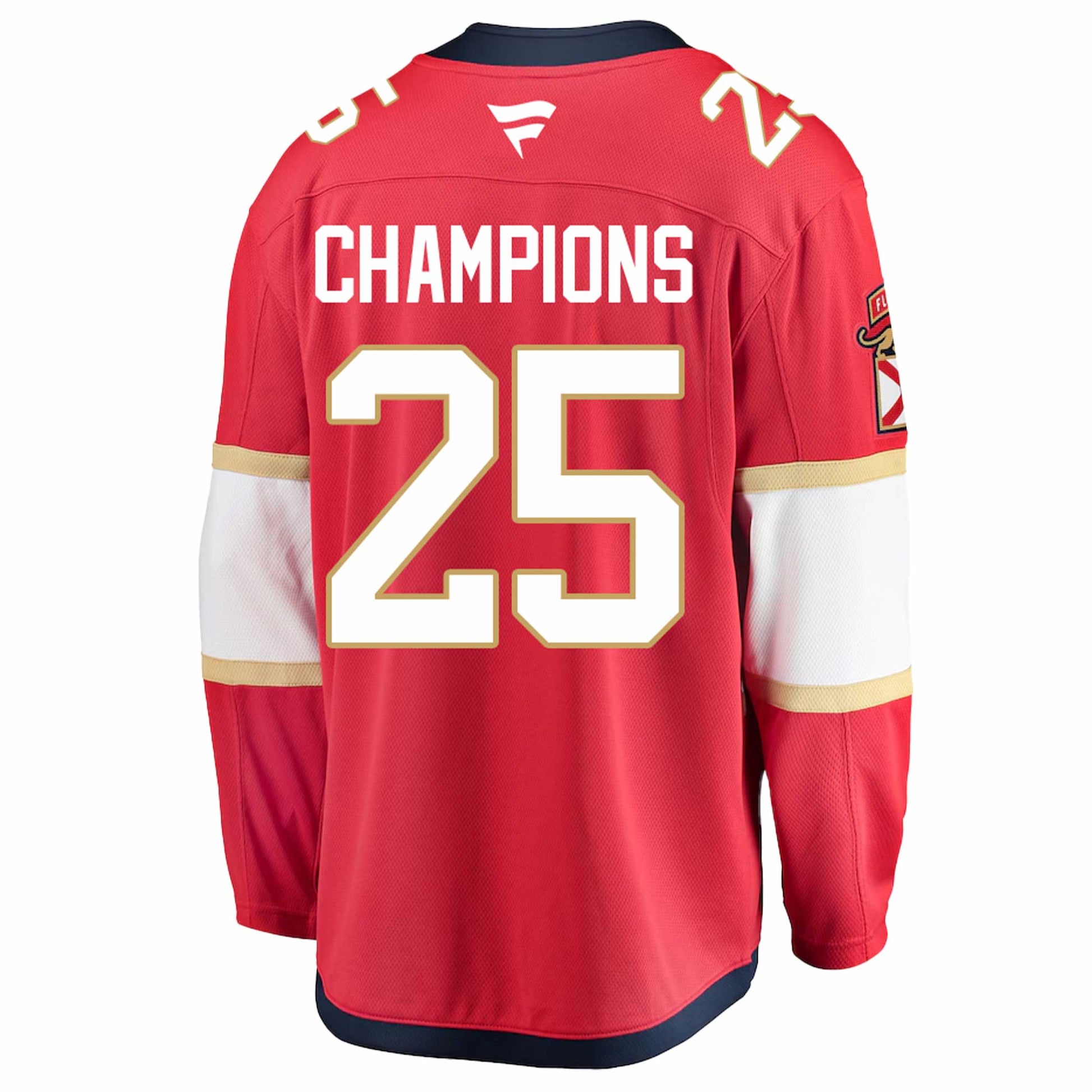 Florida Panthers Hockey Jersey Champions Stanley Cup Final 2025