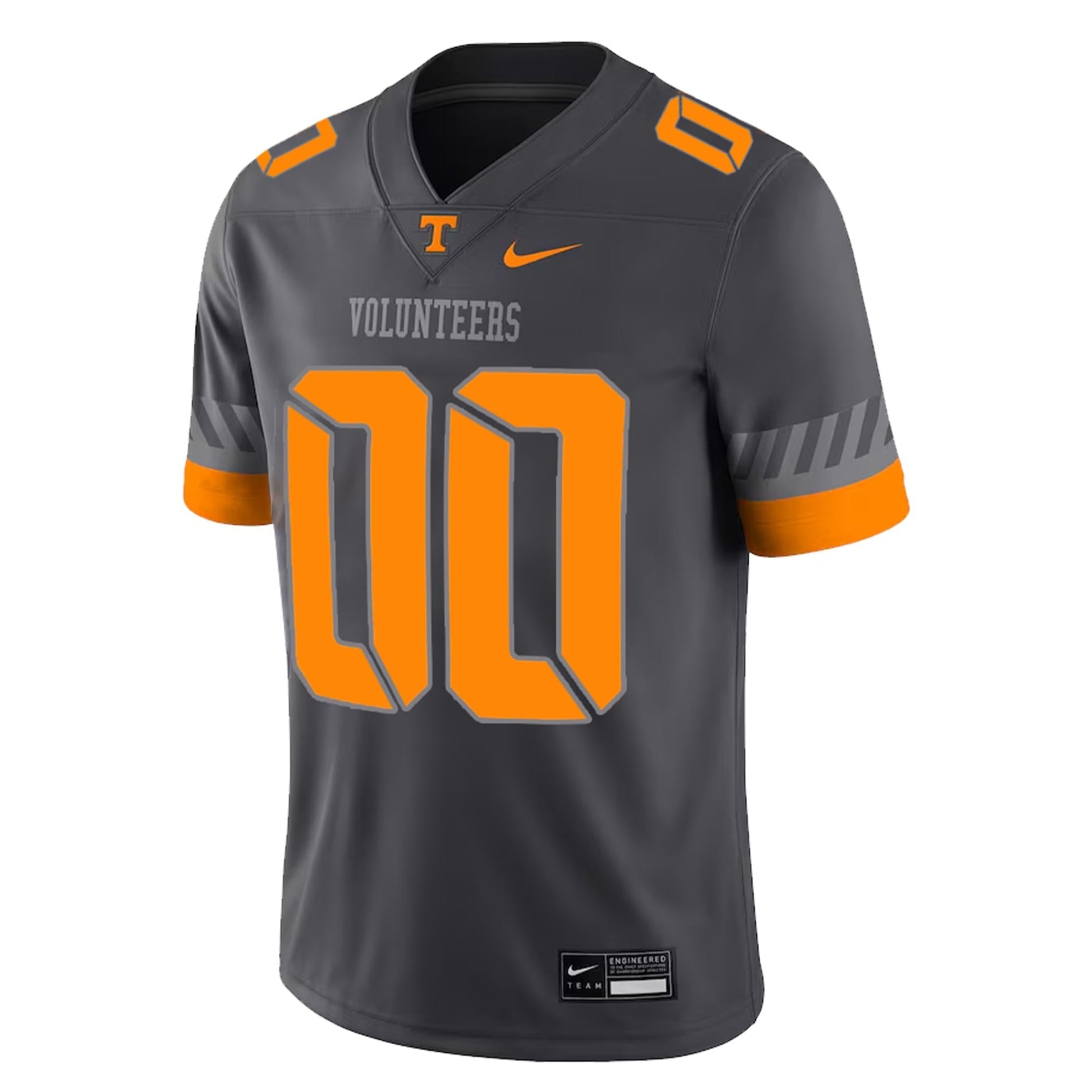 2025 Tennessee Volunteers Grey Football Jersey Exclusive Design