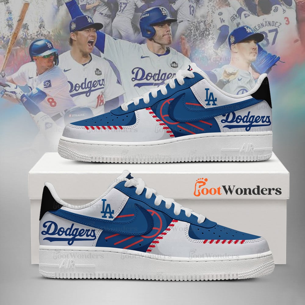 Los Angeles Dodgers Low Top Air AF1 Sneaker