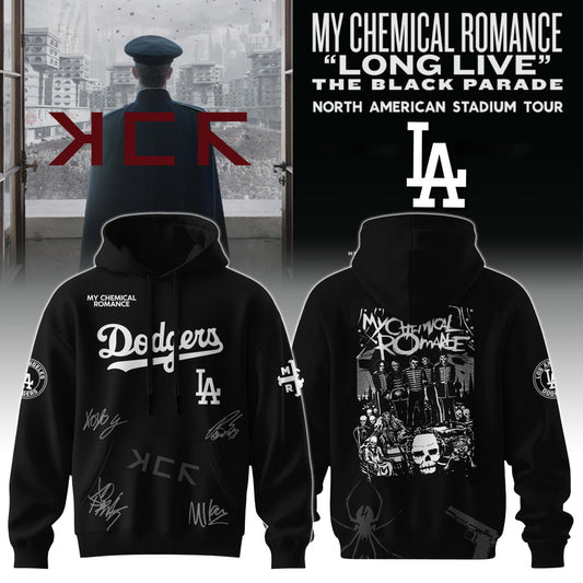 Los Angeles Dodgers x My Chemical Romance “Long Live The Black Parade” North American Stadium Tour Unisex Hoodie