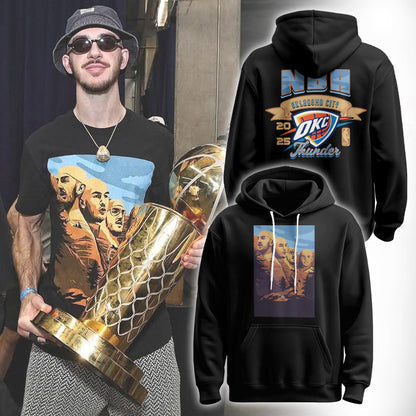 . Oklahoma City Thunder x Alex Caruso Mount Rushmore Limited Edition Hoodie 2025