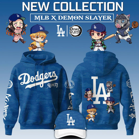 Los Angeles Dodgers MLB x Demon Slayer Special Edition Hoodie 2025