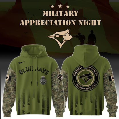 _Toronto Blue Jays x MLB x Army Military Appreciation Night Hoodie Editions Limited