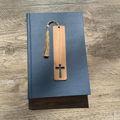Laser Cut Wood Bookmark with Optional Personalization - Gift for Him or Her - Handmade Wood Bookmark