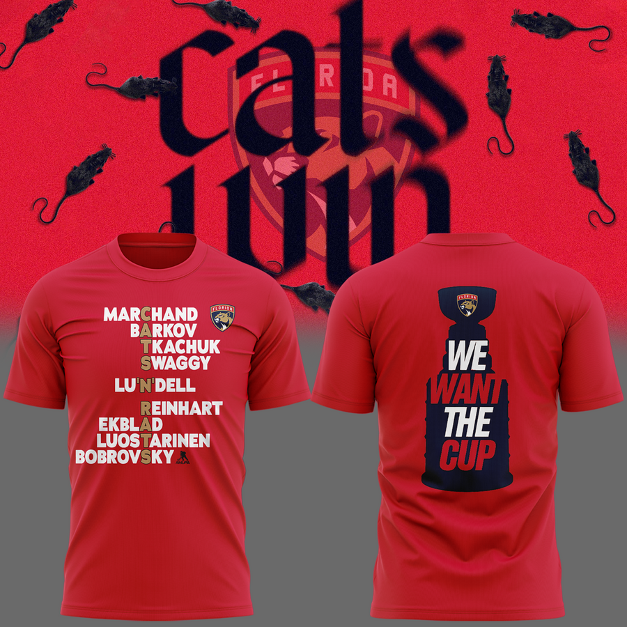 Special Edition Florida Panthers T-Shirt Champions Stanley Cup Final 2025