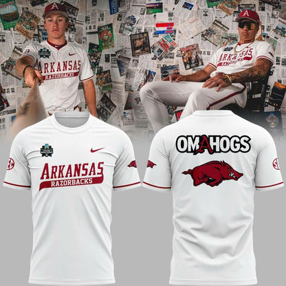 Special New Men's College World Series Omahogs Tshirt