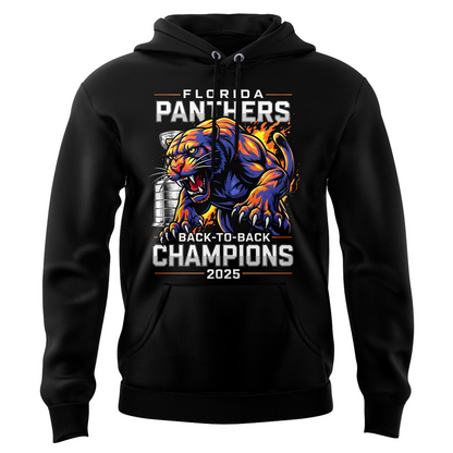 Special Edition Florida Panthers Back-To Back Champions Hoodie 2025
