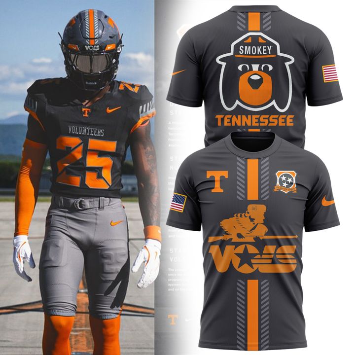 Limited Edition Tennessee Volunteers A Smokey Grey T-shirt V2