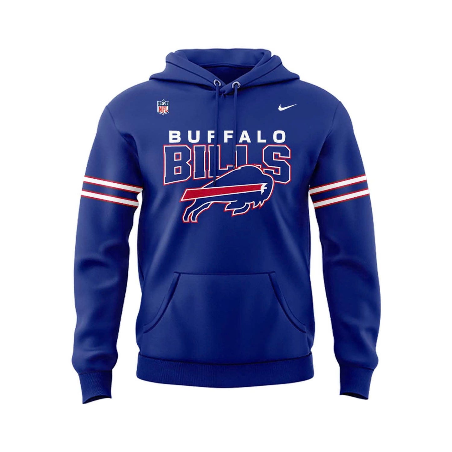 Exclusive 2025 Buffalo Bills Red Helmets Back Hoodie