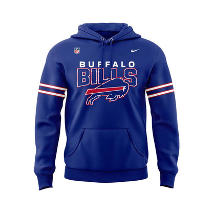 Exclusive 2025 Buffalo Bills Red Helmets Back Hoodie