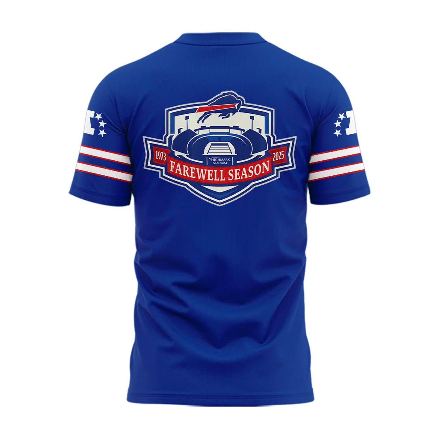 Exclusive 2025 Buffalo Bills Red Helmets Back T-Shirt