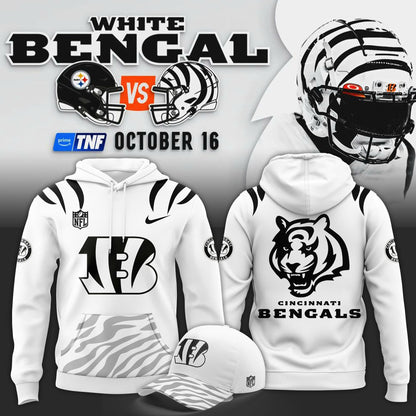 Limited Edition Cincinnati Bengals White New 2025 Hoodie