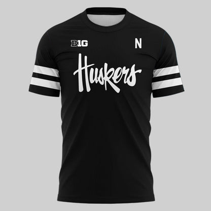 Special New Alternate Dark Mode Helmet Logo Tshirt In Black