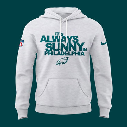 Unisex Philadelphia Eagles x It's Always Sunny in Philadelphia Homage Ash Tri-Blend Hoodie