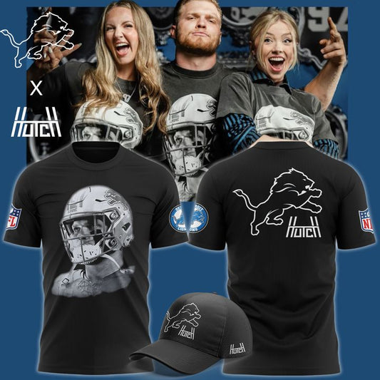 Unisex Aidan Hutchinson Charcoal House of Hutch x Detroit Lions Game Face T-shirt