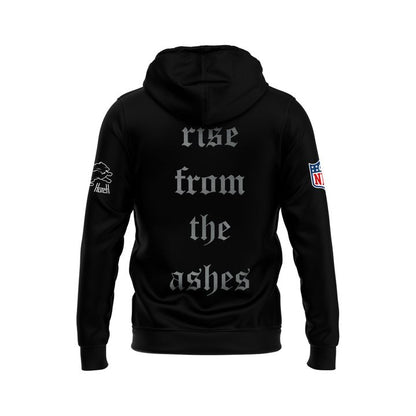 Unisex Aidan Hutchinson Black House of Hutch x Detroit Lions Resurget Cineribus Hoodie