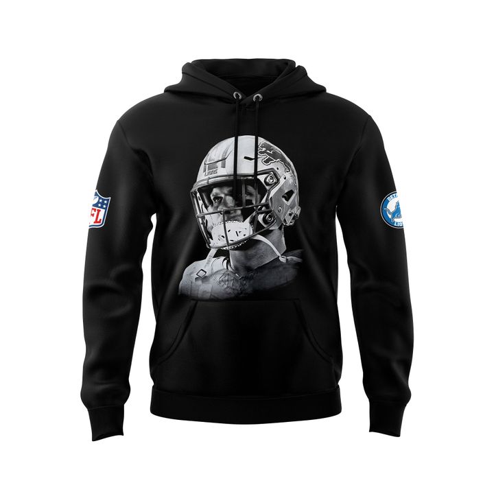 Unisex Aidan Hutchinson Charcoal House of Hutch x Detroit Lions Game Face Hoodie