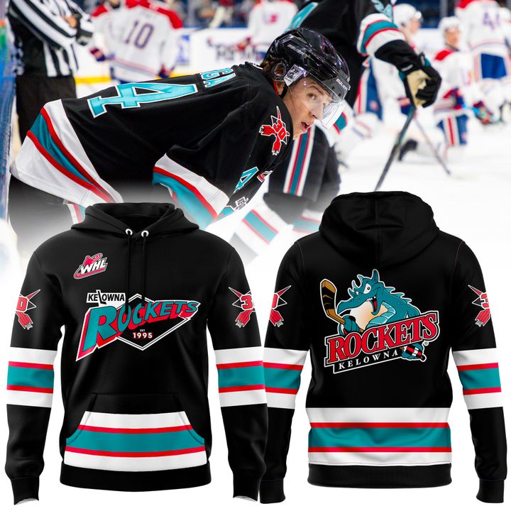 Kelowna Rockets 30th Anniversary 1995-2025 Hoodie
