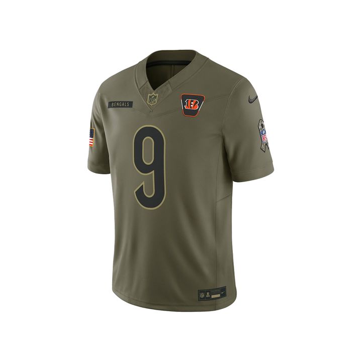 Men's Cincinnati Bengals 2025 Salute to Service Limited Jersey (Custom)