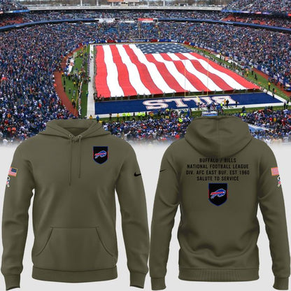 Speical Edition Bills 2025 Salute to Service Hoodie