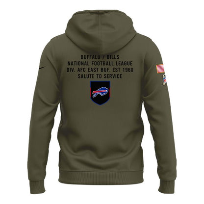 Speical Edition Bills 2025 Salute to Service Hoodie
