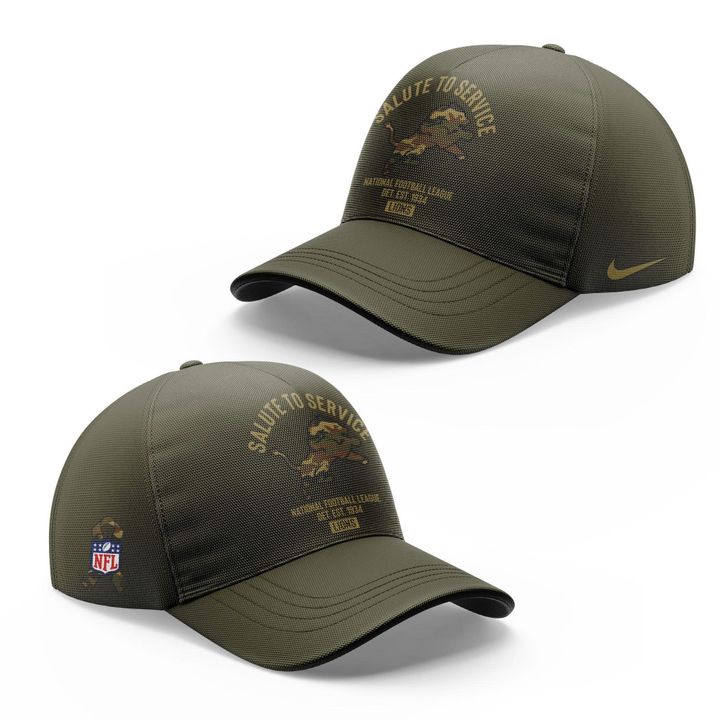 Detroit Lions 2025 Salute to Service Hoodie