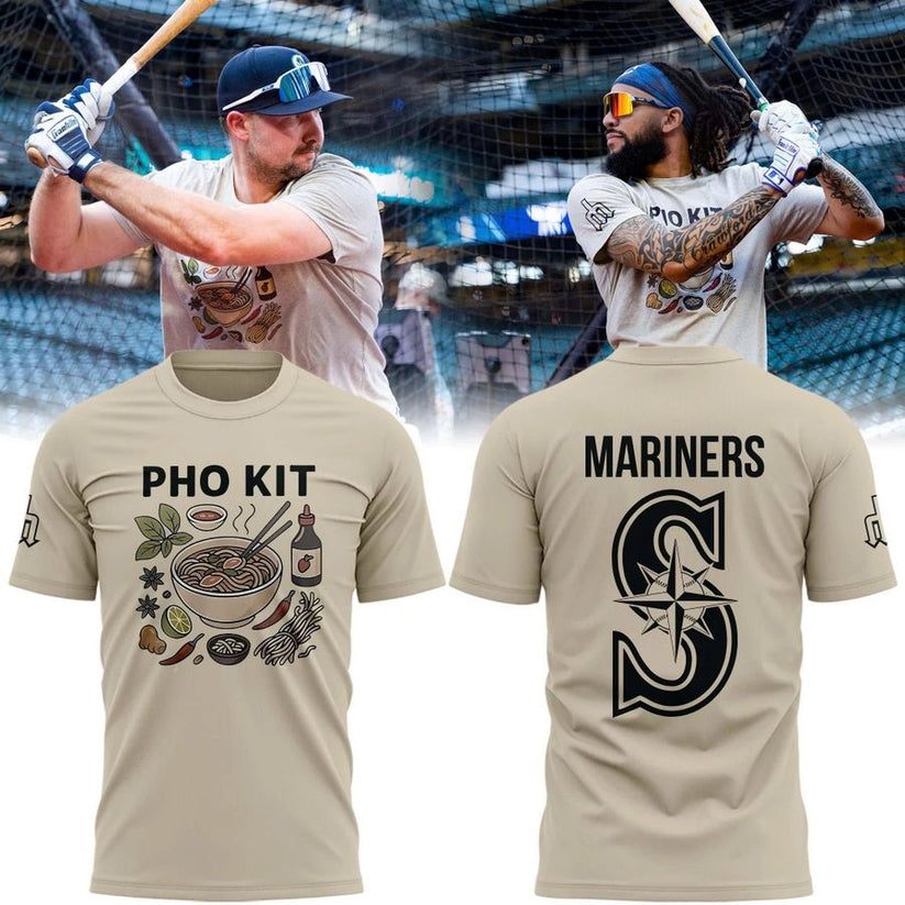 Special New Seattle Mariners PHO KIT T-Shirt.