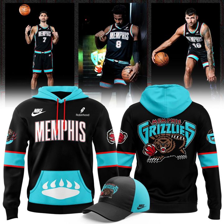 Memphis Grizzlies 25th Anniversary Classic Uniform Release Presented Hoodie 2025