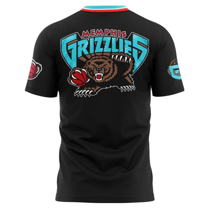 Memphis Grizzlies 25th Anniversary Classic Uniform Release Presented T-Shirt 2025