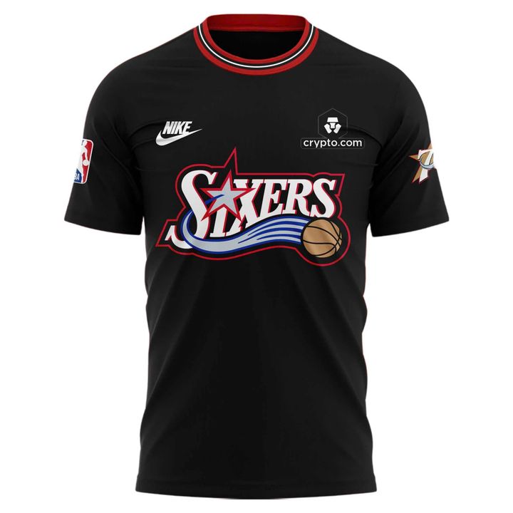 Philadelphia 76ers 2025-2026 Hardwood Classic New T-Shirt