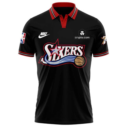 Philadelphia 76ers 2025-2026 Hardwood Classic New Polo Shirt