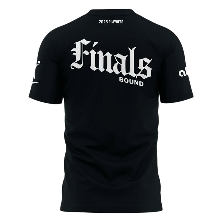 LAS VEGAS ACES RAISE THE STAKES 2025 PLAYOFFS BLACK TEE