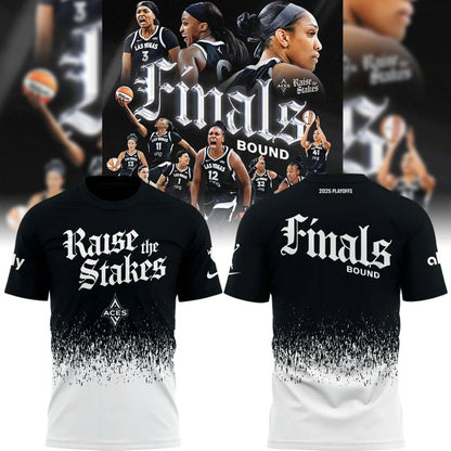 LAS VEGAS ACES RAISE THE STAKES 2025 PLAYOFFS TEE