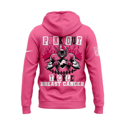 Detroit Lions '' OCTOBER BREAST CANCER AWARENESS MONTH '' Hoodie
