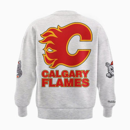 Mitchell & Ness Calgary Flames NHL Sweatshirt V2