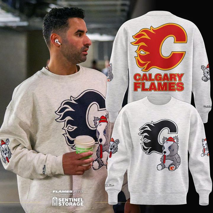 Mitchell & Ness Calgary Flames NHL Sweatshirt V2