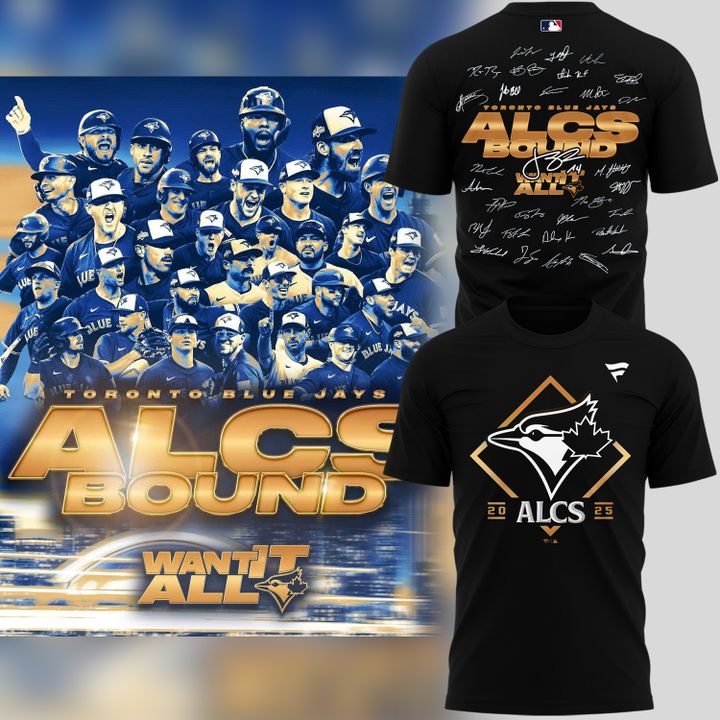 Limited Edition Youth Toronto Blue Jays Fanatics Black 2025 American League Division Series Champions Locker Room T-Shirt