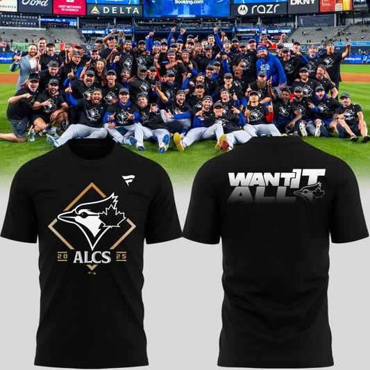 Limited Edition Toronto Blue Jays Fanatics 2025 Division Series Champions T-Shirt black for fans.