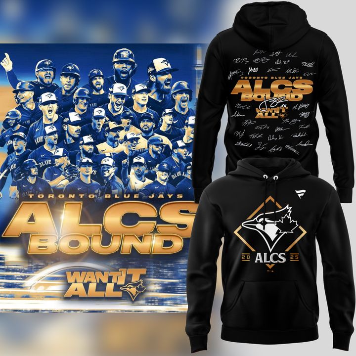 Limited Edition Youth Toronto Blue Jays Fanatics Black 2025 American League Division Series Champions Locker Room hoodie